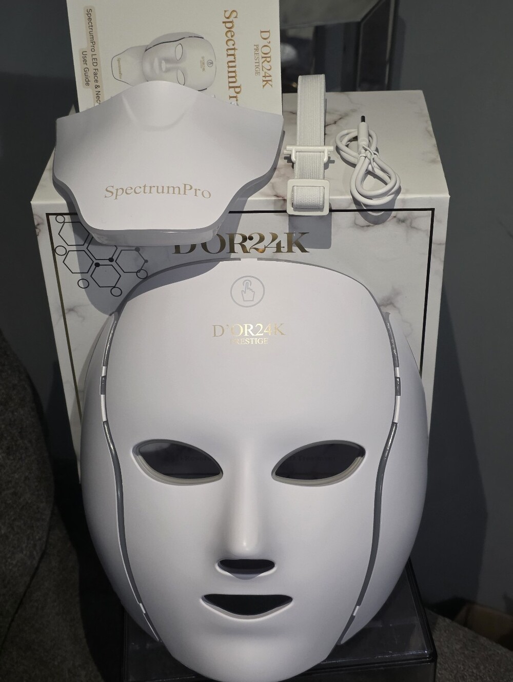 🔥NEW D’OR24K Prestige SpectrumPro Face & Neck LED Mask Treatment BNIB🔥 - Picture 3 of 14